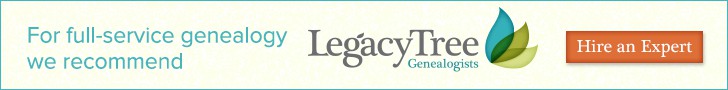 Hire an Expert at Legacy Tree Genealogist with Discount