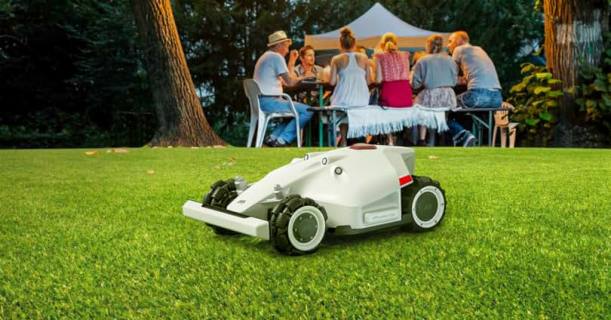 Image of Mammotion Luba robotic lawn mower available on Amazon.com.